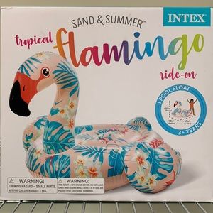 Brand new! Intex Tropical Flamingo Ride On